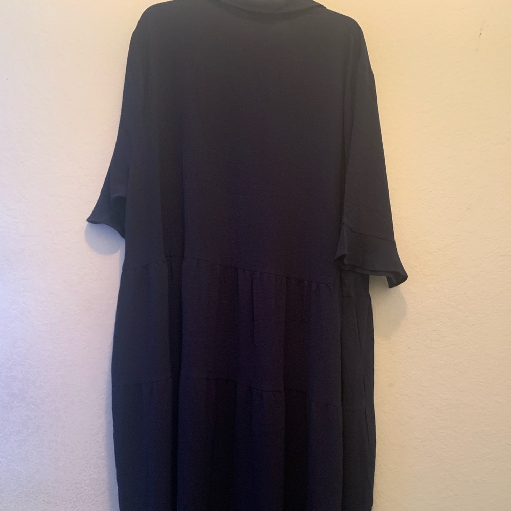✨HP✨NWT avenue navy blue tiered dress - Picture 6 of 6